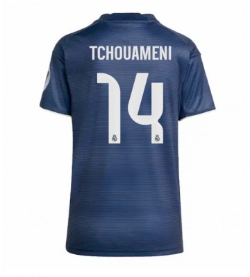 Real Madrid Aurelien Tchouameni #14 Udebanetrøje Dame 2025-26 Kortærmet